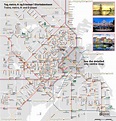 Karte der Verkehrsmittel in Kopenhagen: Verkehrszonen und öffentliche ...