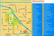 Anaheim hotel map - Ontheworldmap.com
