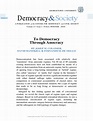 (PDF) To Democracy Through Anocracy