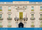 Edificio Principal De La Universidad Catania, Sicilia, Italia Imagen de ...