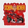 Michael Schumacher - Michael Schumacher Ferrari Formula 1 - Sticker ...