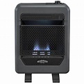 BLUEGRASS LIVING Natural Gas Vent Free Blue Flame Gas Space Heater With ...
