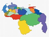 Mapa De Venezuela, HD Png Download , Transparent Png Image - PNGitem