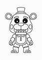 Dibujos de Freddy Fazbear para colorear | WONDER DAY — Dibujos para ...