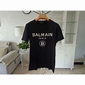 Camiseta Balmain manga curta preta | Shopee Brasil
