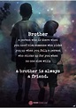 Brother’s | Brother birthday quotes, Best brother quotes, Brother quotes