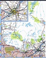 Quebec highways map with cities and towns.Free printable road map Quebec