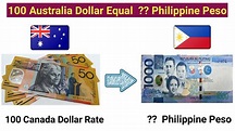 100 Australian Dollar to philippines Peso | 100 Australia Dollar Rate ...