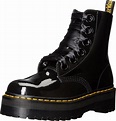 Dr.Martens Womens Molly Patent Lamber Patent Boots: Amazon.fr ...