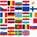 Lista 102+ Foto Paises De Europa Y Sus Banderas Mirada Tensa