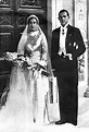 La boda en el exilio de Juan de Borbón y María de las Mercedes: vestido ...