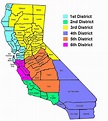 California County Map Area | County Map Regional City