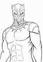 Dibujos para colorear de Black Panther