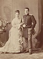 Großfürst Wladimir Alexandrowitsch (1847-1909) und seine Gattin ...