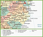 Map Of Tennessee And Virginia | Tourist Map Of English