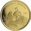 Monedas de oro Variadas: Moneda de Oro Rum Runner de Antigua y Barbuda ...