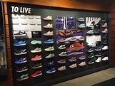 Nike Breathe sports shoe wall retail display. | Shoe wall, Retail ...