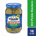 Buy Vlasic Dill Pickle Sandwich Stackers, Kosher Dill Pickles, 16 Oz ...