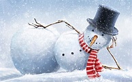 Amazing Snow Man For Christmas 2014 Desktop Wallpaper | Snowman ...