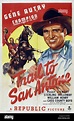 Trail to San Antone - Movie Poster Stock Photo - Alamy