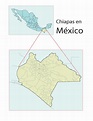 Mapa de Chiapas - Mapa Físico, Geográfico, Político, turístico y Temático.