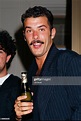 Singer Paul Rutherford of the new wave band Frankie Goes to Hollywood ...