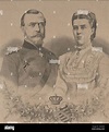 El príncipe Albrecht de Prusia y su novia, la princesa María de Sajonia ...