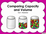 Comparing Capacity and Volume - Year 1 | Teaching Resources