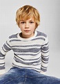 Tweekleurige katoenen trui - Jongen | Mango Kids Nederland | Kinderen ...