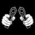 Hand Holding A Gun Vector Hand Drawing, Art, Background, Bandit PNG and ...