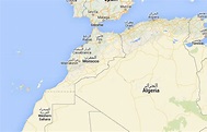 ﻿Mapa de Marruecos﻿, donde está, queda, país, encuentra, localización ...