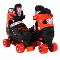 Adjustable Red Quad Roller Skates For Kids Small Sizes - Walmart.com ...