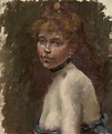 Portrait Of Mery Laurent Painting by Edouard Manet - Fine Art America