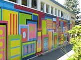 mural at nootka elementary school, vancouver, by students from Langara ...