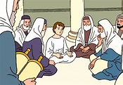 El niño Jesús en el templo en la Biblia