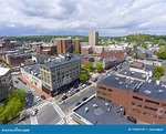Malden City Aerial View, Massachusetts, USA Stock Image - Image of ...