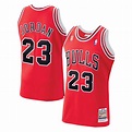 Chicago Bulls Michael Jordan 1995 Home Authentic Jersey By Mitchell ...