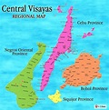 The regional map of Central Visayas, Philippines which is taken from ...