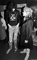 Joey Ramone of The Ramones and Debbie Harry of Blondie at The Tower ...