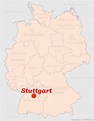 Stuttgart Auf Deutschlandkarte