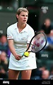 ANKE HUBER WIMBLEDON 1999 25. Juni 1999 Stockfotografie - Alamy