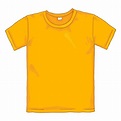 Vector solo dibujos animados ilustración camiseta amarilla | Vector Premium