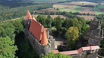 Burg Grodziec in Polen aus der Luft | Zamek Grodziec Poland - YouTube