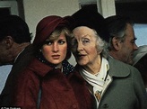 Diana and her grandmother Lady Ruth Fermoy. She was a lady -in-waiting ...