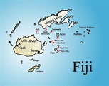 Fiji Mapa | Mapa