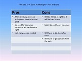 Film pros and cons