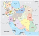 Mapas de Irán - Atlas del Mundo