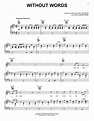 Without Words Sheet Music | Ray LaMontagne | Piano, Vocal & Guitar ...