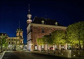 Rheinberg Rathaus 2016-01 Foto & Bild | strasse, nachtaufnahme ...