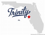 Map of Trinity, FL, Florida